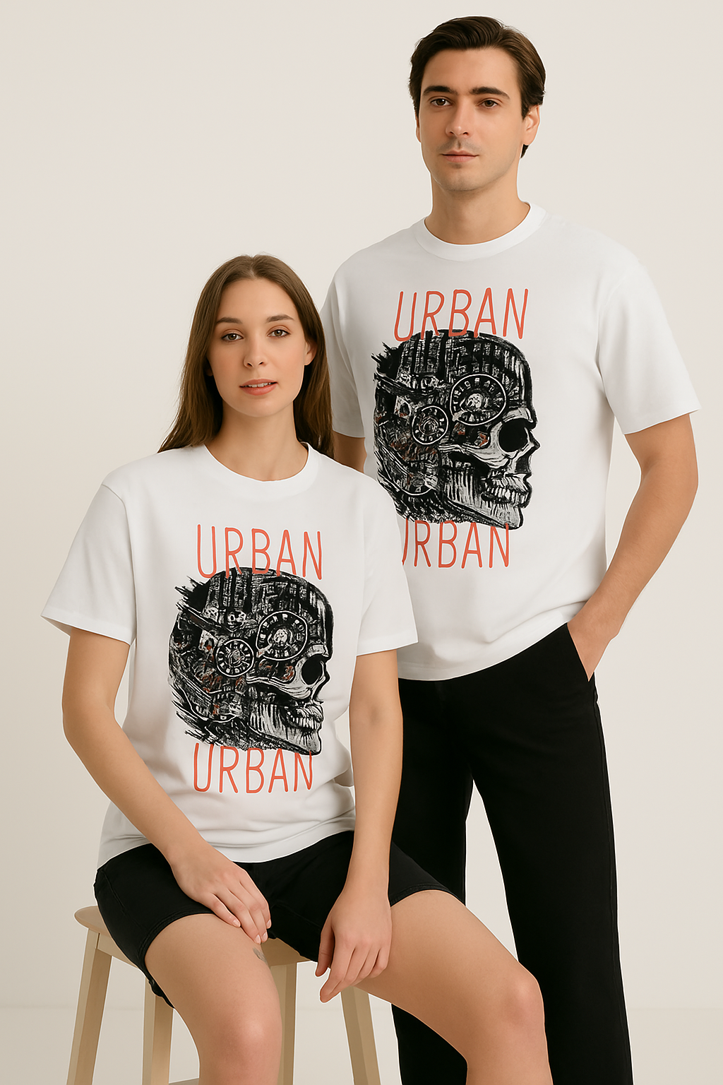 Urban Stylish Unisex Oversized Terry t shirt