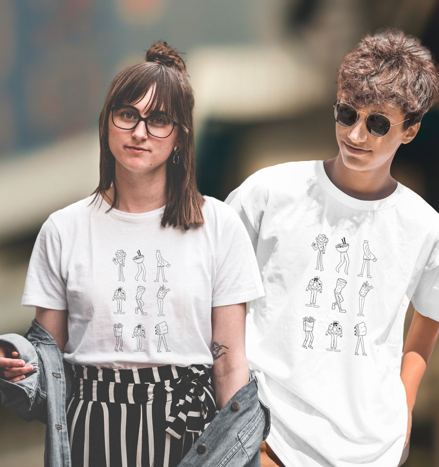 FOODIE Unisex oversized T-shirt