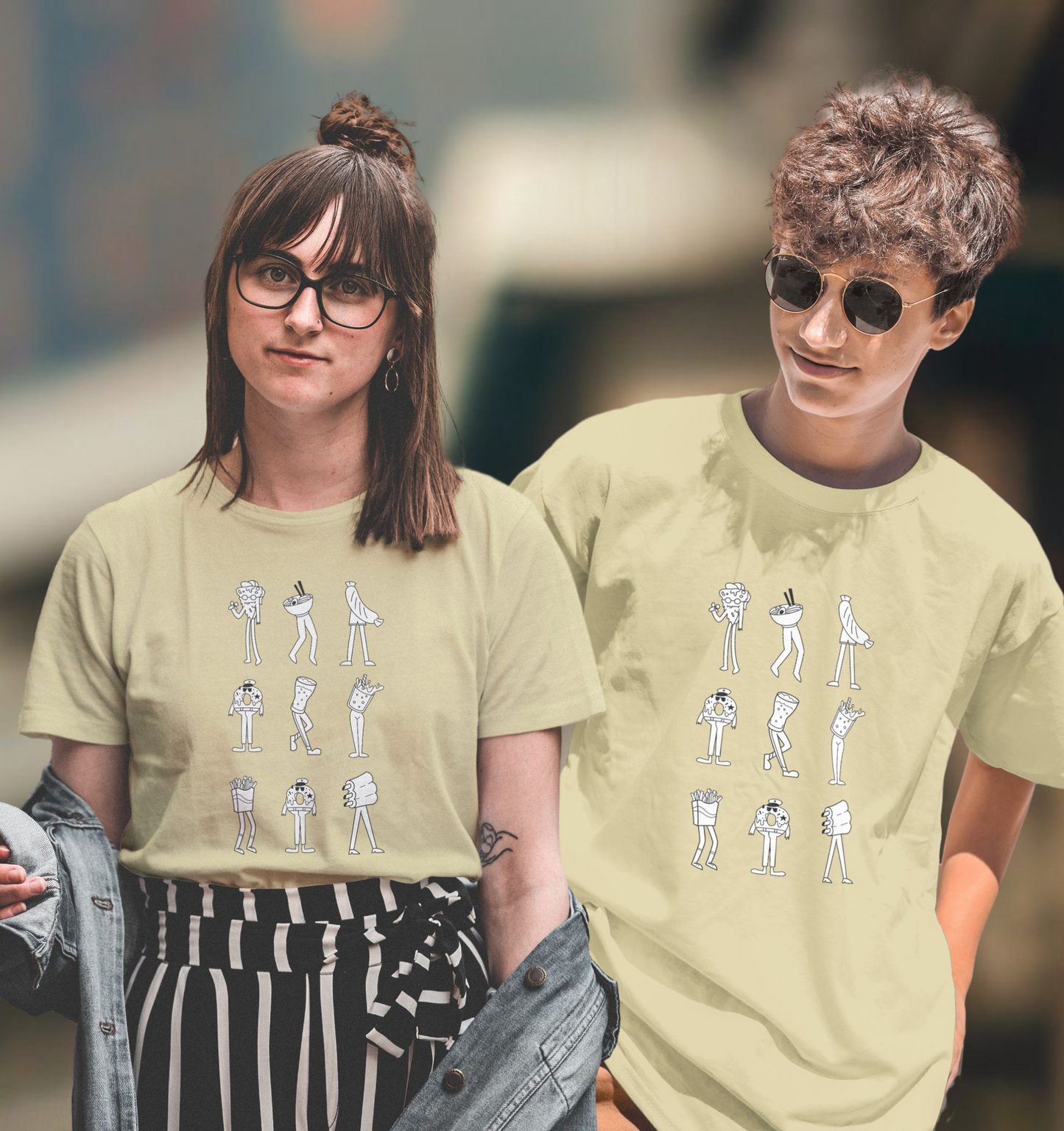 FOODIE Unisex oversized T-shirt