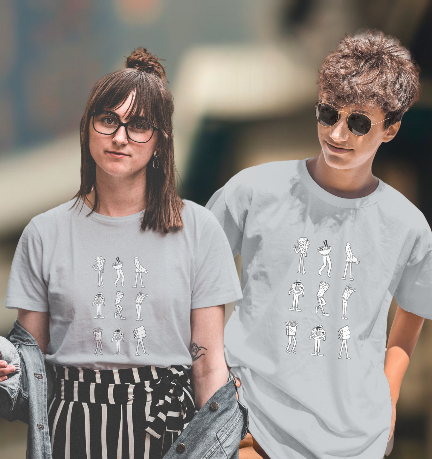 FOODIE Unisex oversized T-shirt