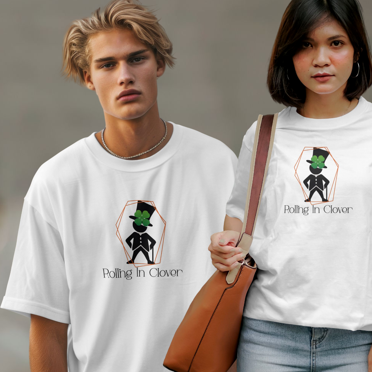 BaeBaak Unisex T shirt - Rolling in Clover