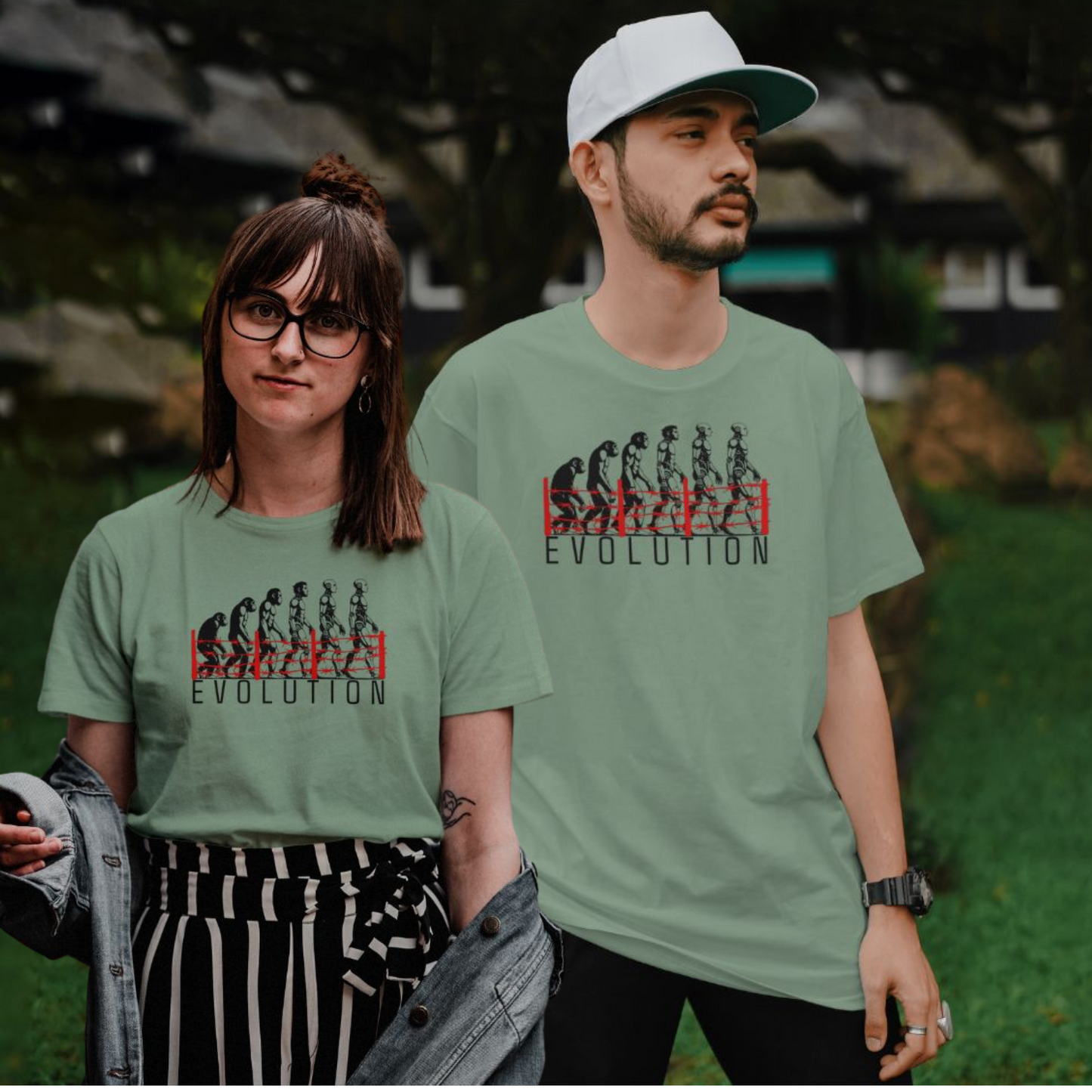 Evolution Classic Oversized Unisex T-shirt