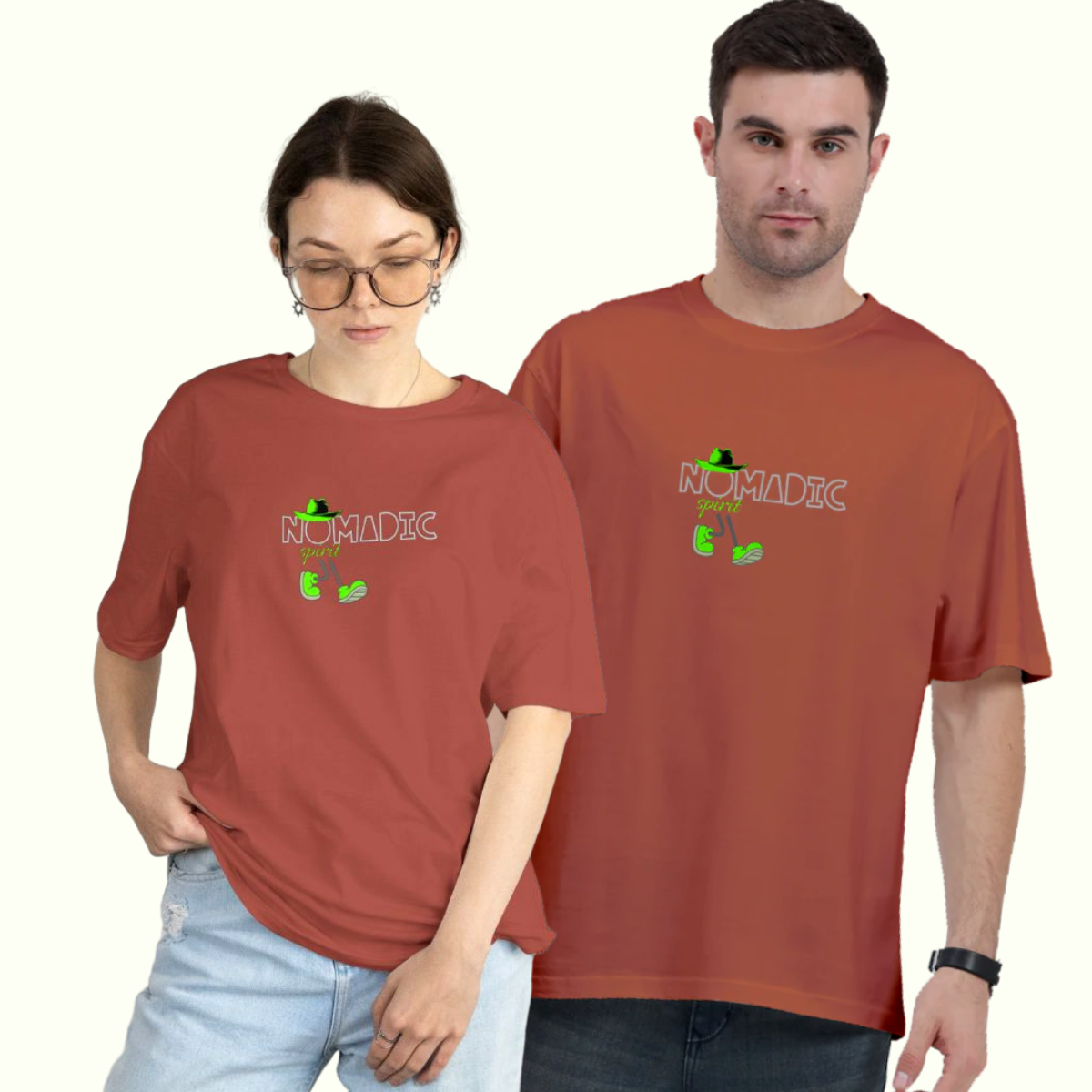 Nomadic Casual Oversized Unisex T-shirt
