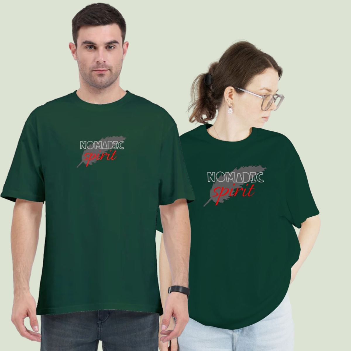 Nomadic / Adventure/ Trip Oversized Unisex T shirt