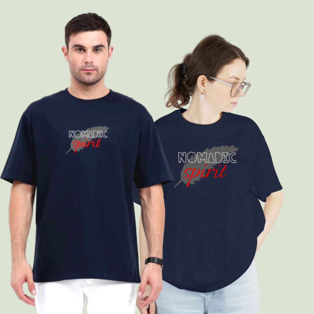 Nomadic / Adventure/ Trip Oversized Unisex T shirt