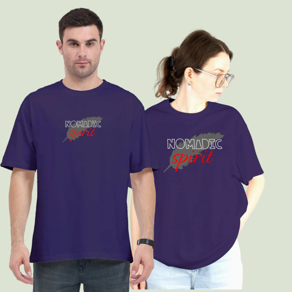 Nomadic / Adventure/ Trip Oversized Unisex T shirt