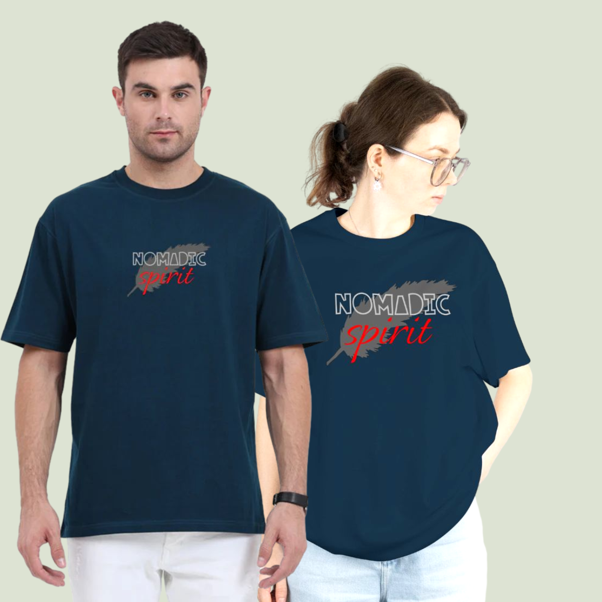 Nomadic / Adventure/ Trip Oversized Unisex T shirt