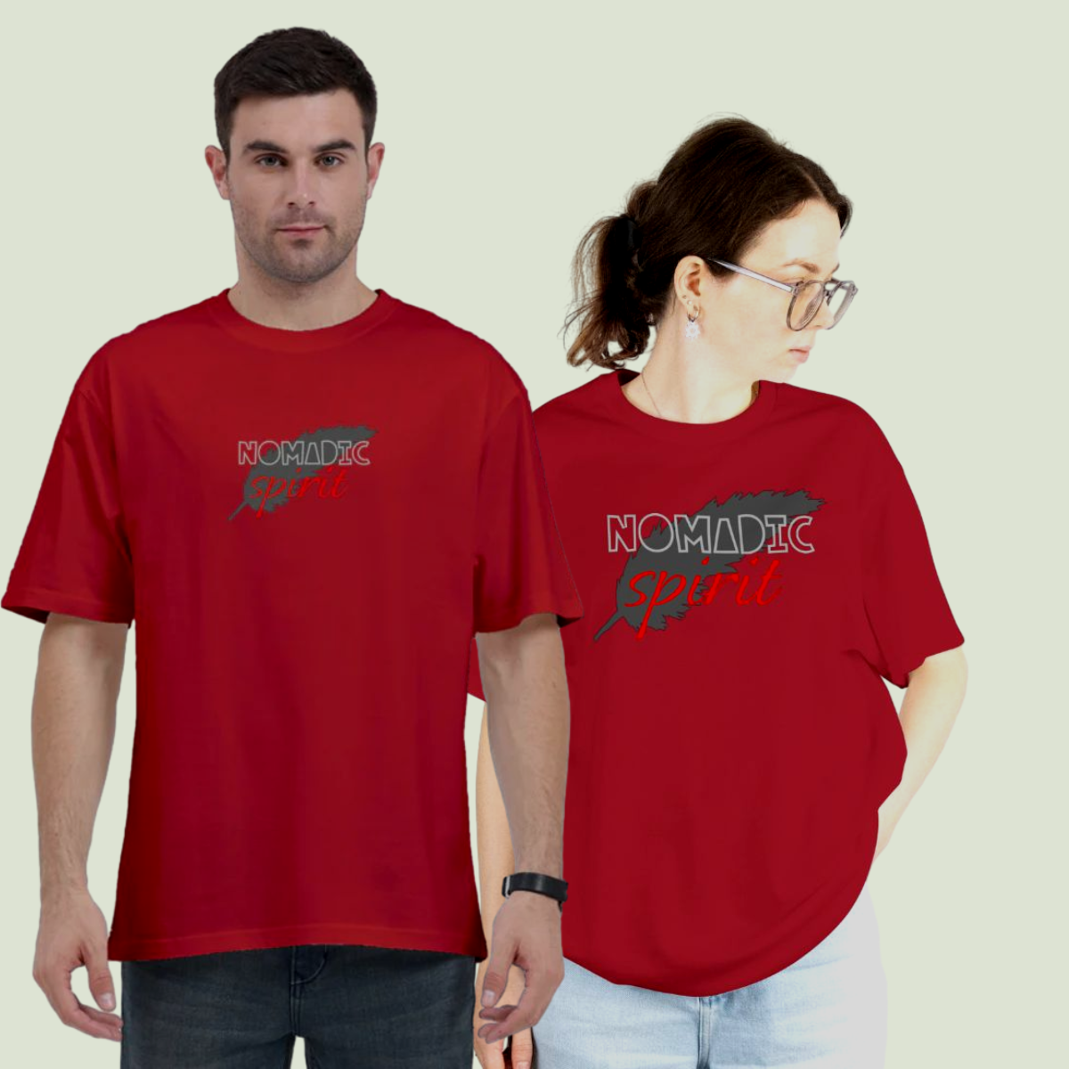 Nomadic / Adventure/ Trip Oversized Unisex T shirt