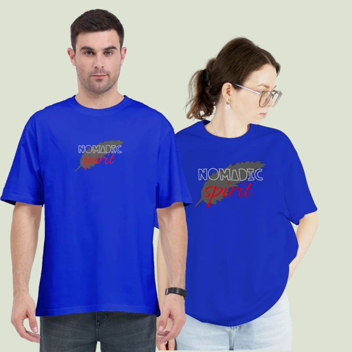 Nomadic / Adventure/ Trip Oversized Unisex T shirt