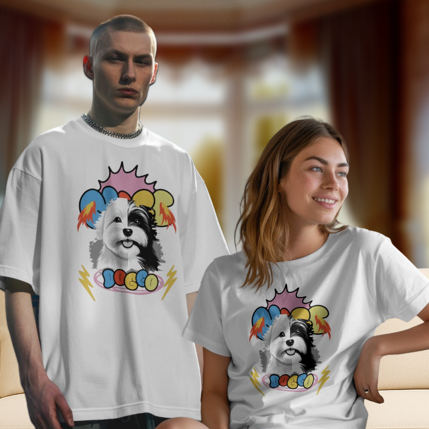 Stylish and Luxury Dog Lover Unisex T-shirt