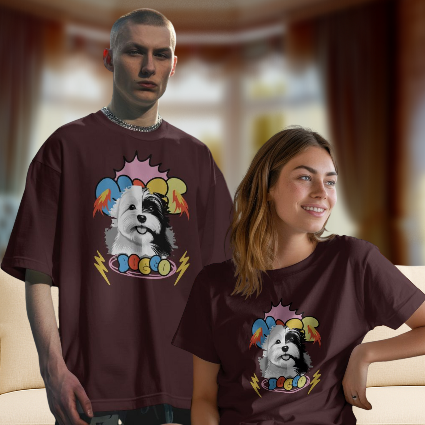 Stylish and Luxury Dog Lover Unisex T-shirt