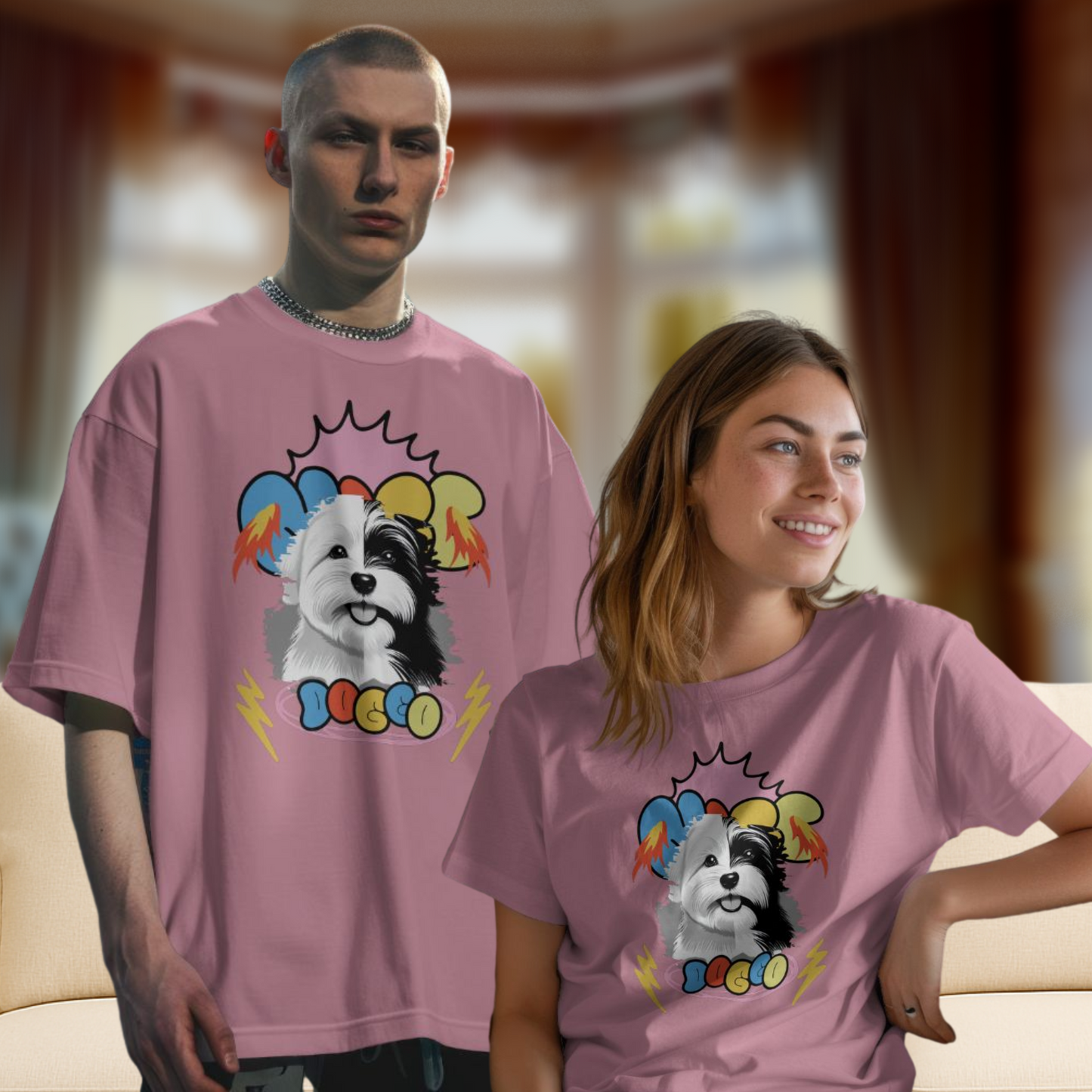 Stylish and Luxury Dog Lover Unisex T-shirt