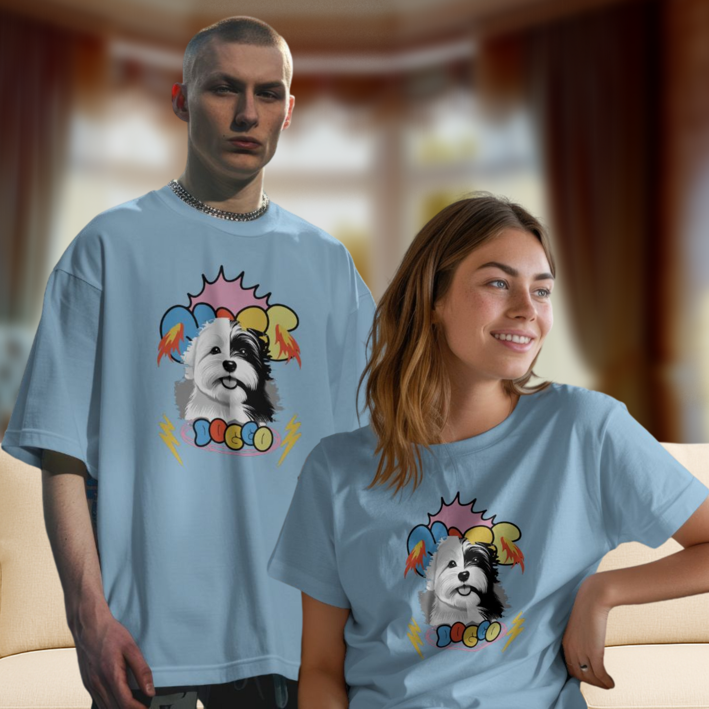 Stylish and Luxury Dog Lover Unisex T-shirt