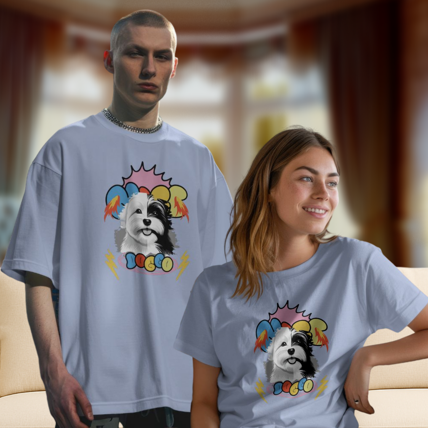 Stylish and Luxury Dog Lover Unisex T-shirt