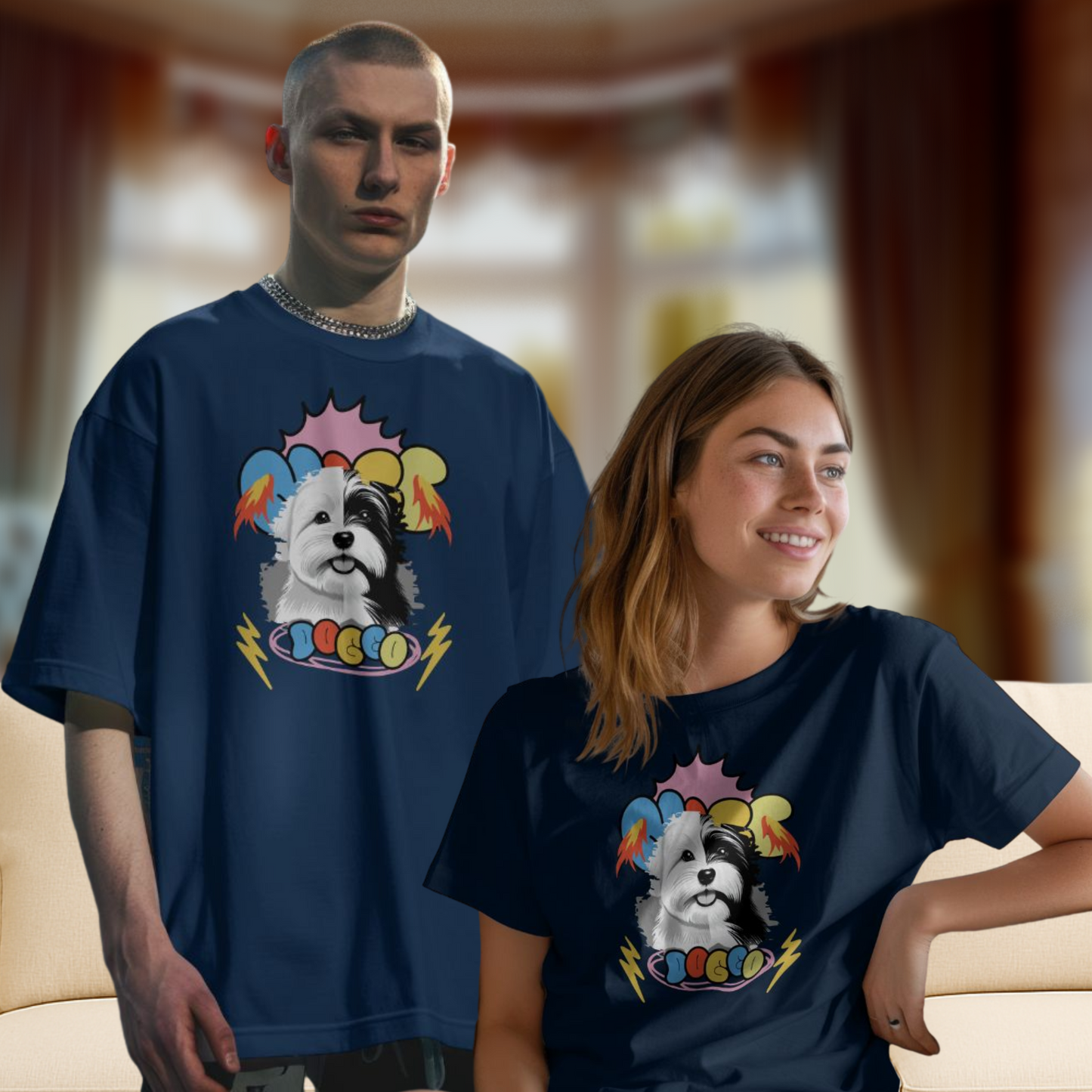 Stylish and Luxury Dog Lover Unisex T-shirt