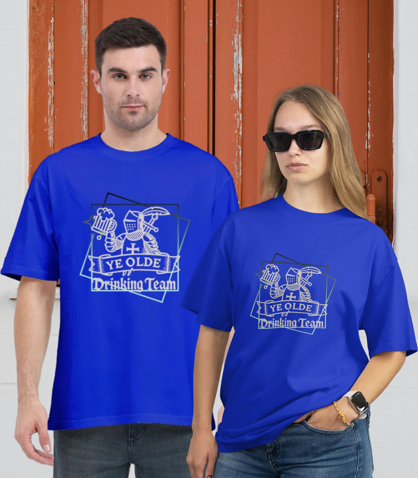 Stylish Casual Unisex T-Shirt - Drinking Team
