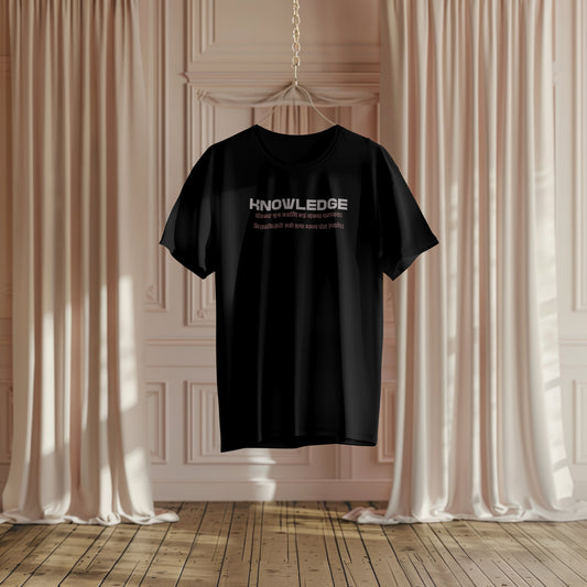 Sanskrit Sloka for Knowledge Unisex Oversized T-shirt