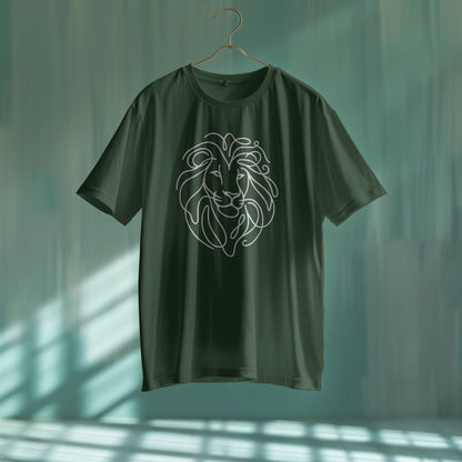 Lion Unisex Stylish Oversized T shirt
