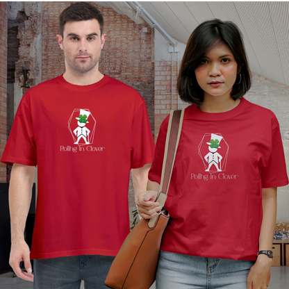 BaeBaak Unisex Oversized T Shirt - Rolling In Clover