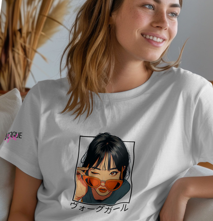 Vogue Girl Japanese Oversized Women Tee
