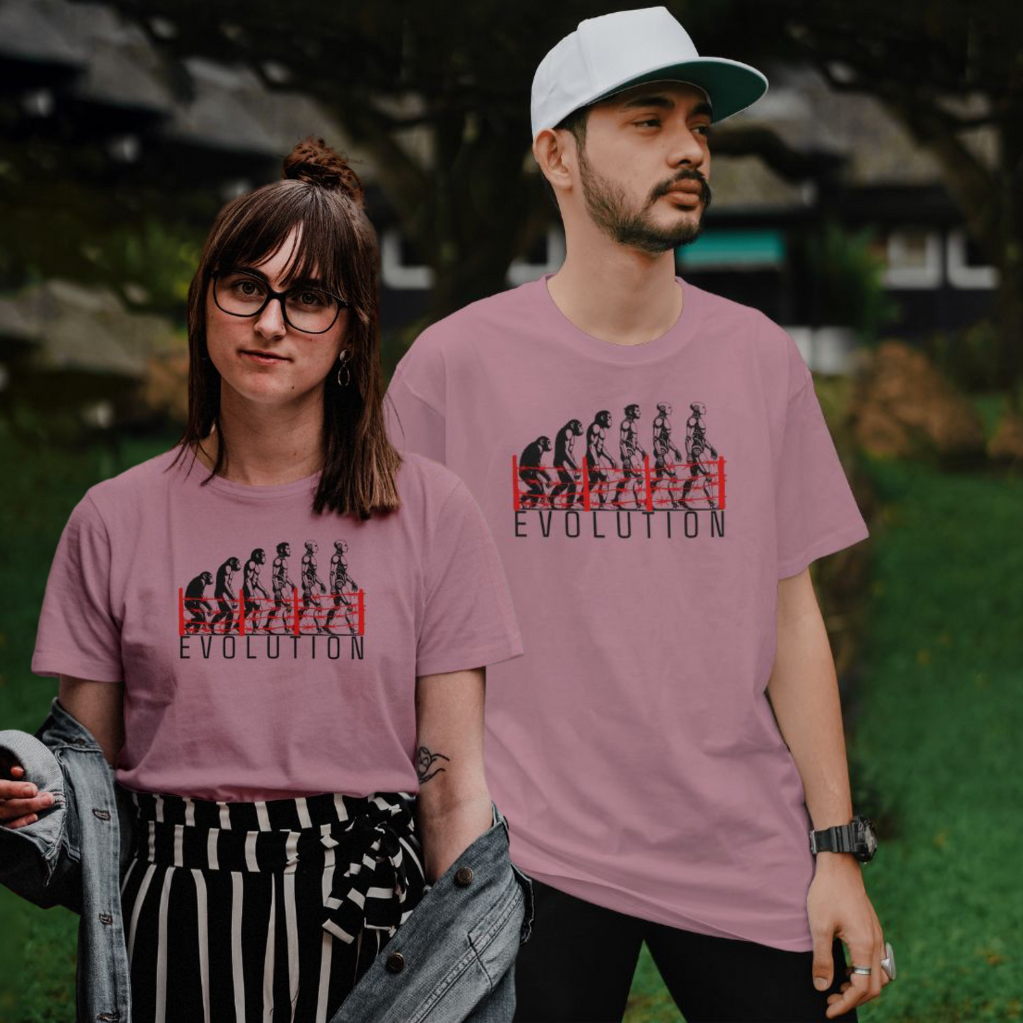 Evolution Classic Oversized Unisex T-shirt