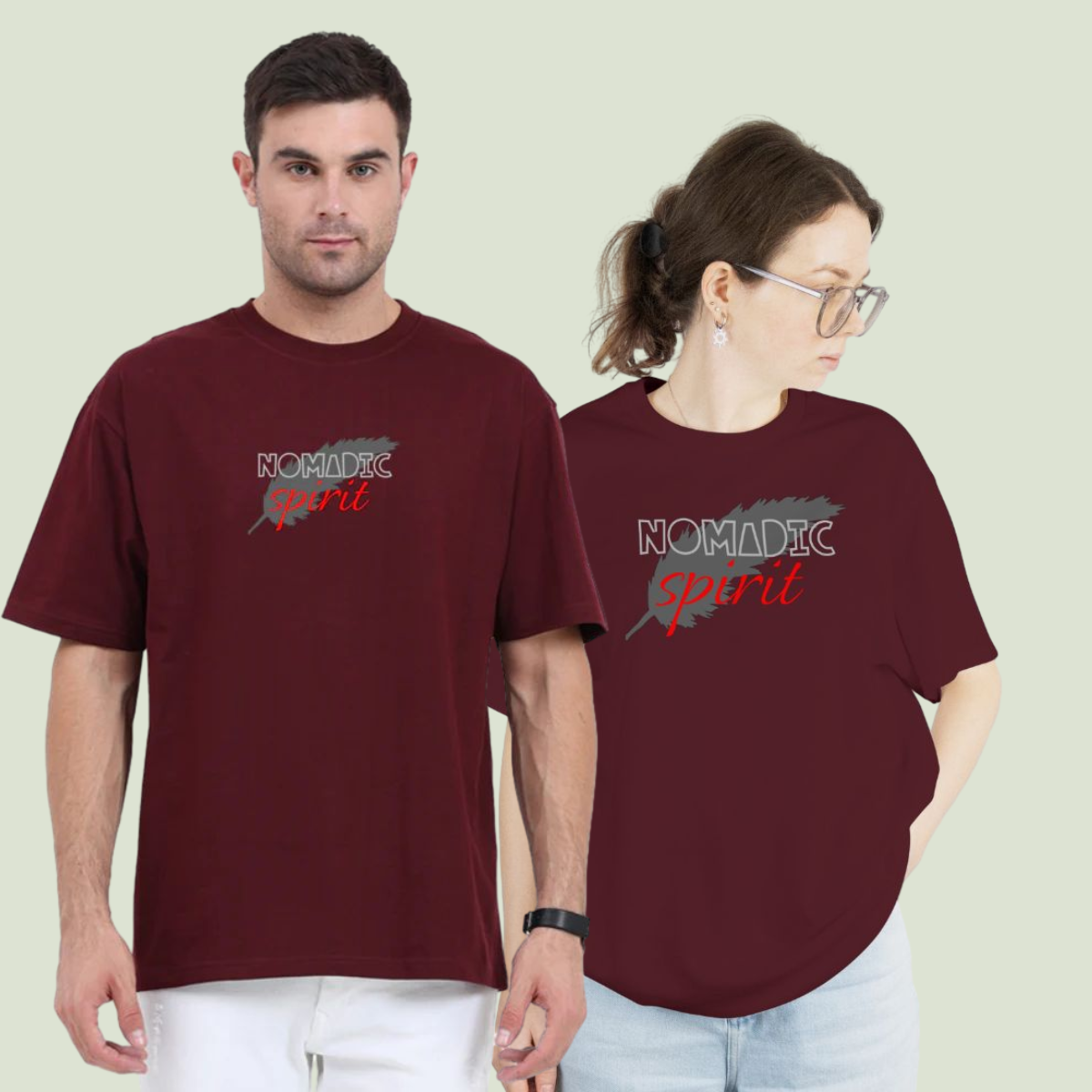 Nomadic / Adventure/ Trip Oversized Unisex T shirt