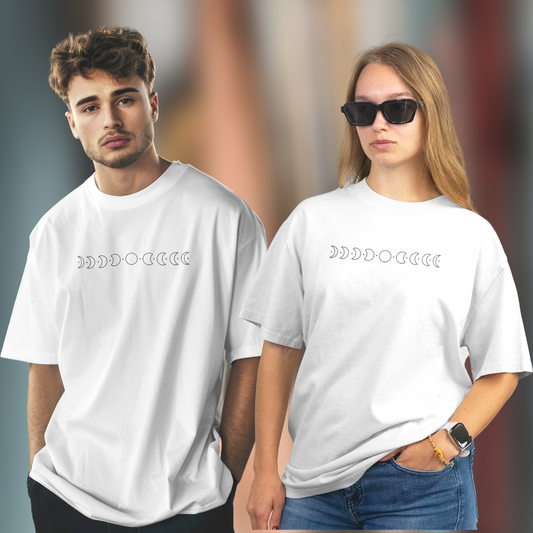 MOON PHASE Unisex Oversized T-shirt