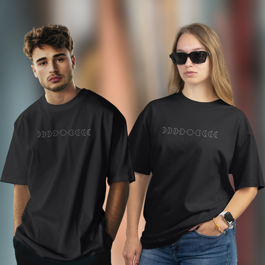 MOON PHASE Unisex Oversized T-shirt